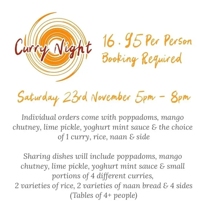 Curry Night at the Live and let Live